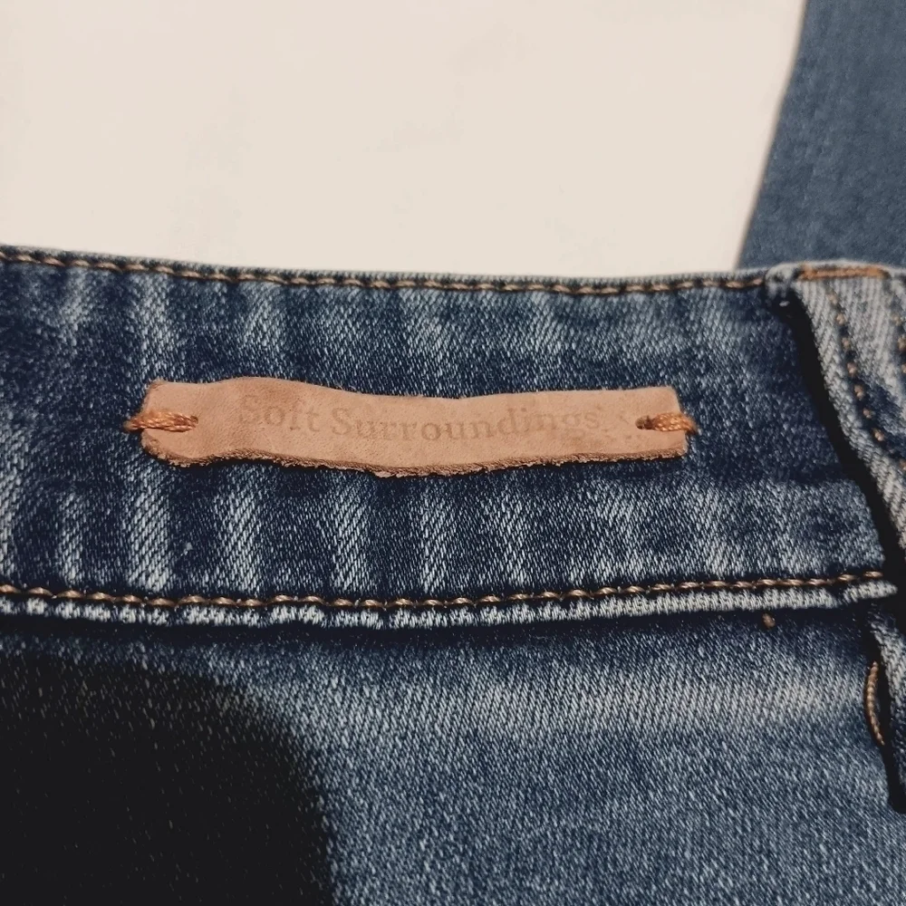 Soft Surroundings Denim Pull-On high waist, Pants Size M